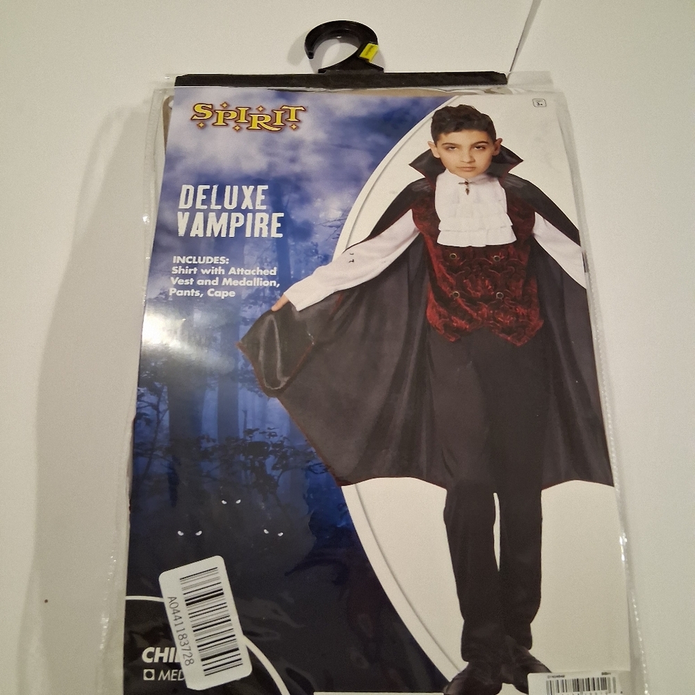 Spirit Child Medium 8-10 Deluke Vampire Halloween Costume